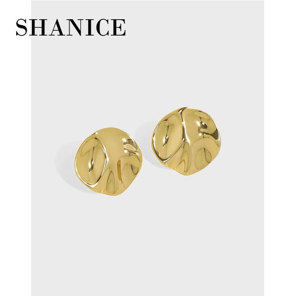 hoop & huggie shanice sterling silver 925 stud earrings gift for women's geometric irregular concave-convex smooth fine jewelry pendien, Golden;silver
hoop & huggie shanice sterling silver 925 stud earrings gift for women's geometric irregular concave-convex smooth fine jewelry pendien, Golden;silver