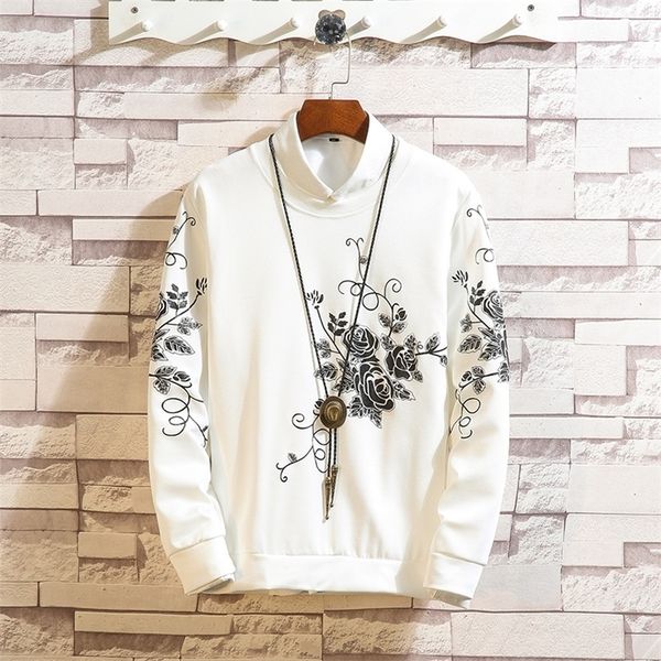 men sweatshirt floral printed streetwear moletom masculino sweatshirts sudadera hombre male pullover patchwork sweatshirts homme lj201222, Black
men sweatshirt floral printed streetwear moletom masculino sweatshirts sudadera hombre male pullover patchwork sweatshirts homme lj201222, Black