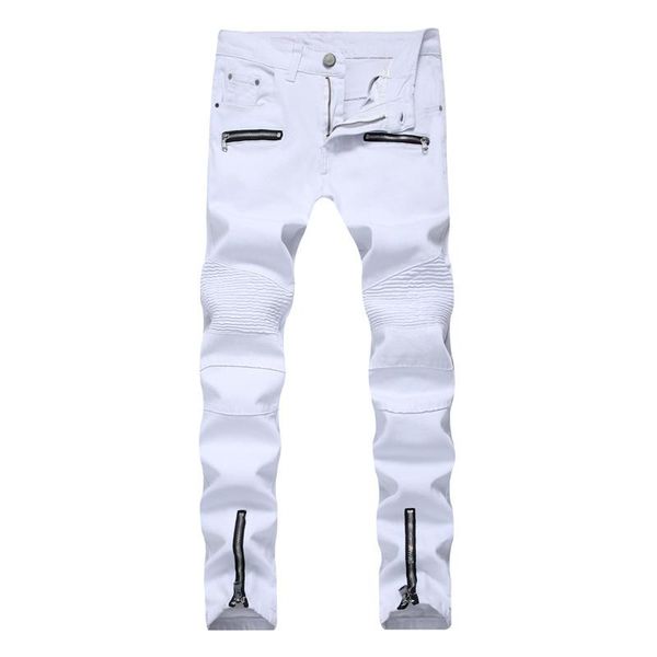 mens pleated fashion brand pants casual solid mens mid waist designer color jeans pencil male clothing qumoh, Black
mens pleated fashion brand pants casual solid mens mid waist designer color jeans pencil male clothing qumoh, Black