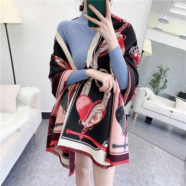 70% off design scarf autumn and winter imitation cashmere women's warm thickened bib shawl scarf, Blue;gray
70% off design scarf autumn and winter imitation cashmere women's warm thickened bib shawl scarf, Blue;gray