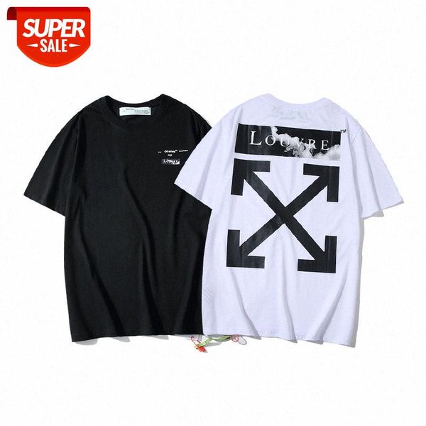 -white louvre co-branded limited backside cloud oil painting arrow print short sleeve #5z9z, White;black
-white louvre co-branded limited backside cloud oil painting arrow print short sleeve #5z9z, White;black