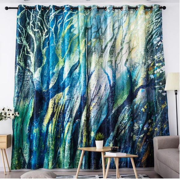 curtain & drapes forest abstract printing curtains custom personalized finished modern simple dark fabric shading bedroom blackout
curtain & drapes forest abstract printing curtains custom personalized finished modern simple dark fabric shading bedroom blackout