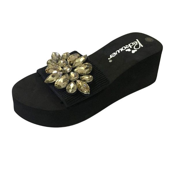 slippers 2021 summer spring women wedges shoes ladies girls crystal platform sandals beach #1223, Black
slippers 2021 summer spring women wedges shoes ladies girls crystal platform sandals beach #1223, Black