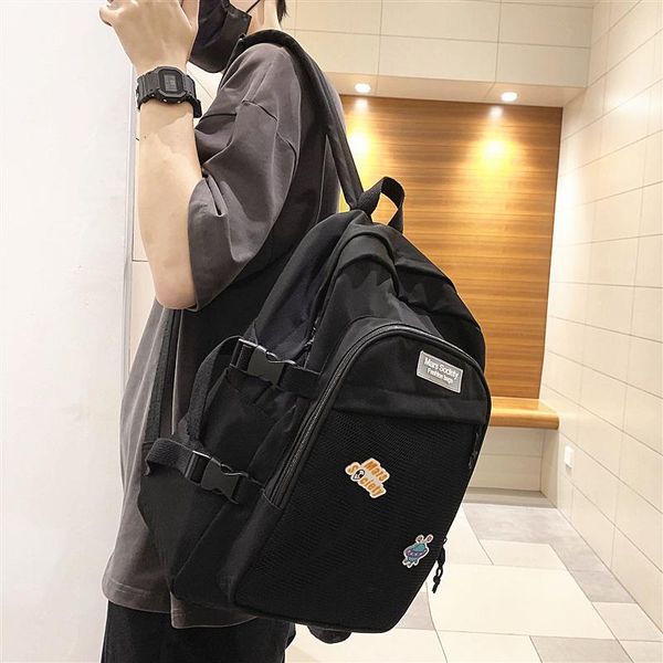 backpack 2021 nylon school bag men and women korean harajuku ulzzang junior high students large-capacity
backpack 2021 nylon school bag men and women korean harajuku ulzzang junior high students large-capacity