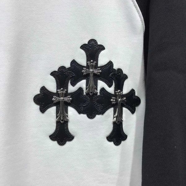 ch crosin autumn winter new cross skin label metal pull head black and white splicing cotto, Black;gray
ch crosin autumn winter new cross skin label metal pull head black and white splicing cotto, Black;gray