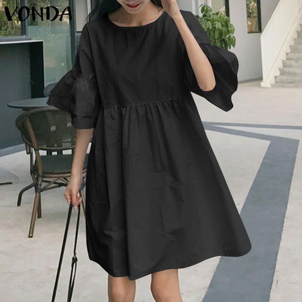 casual dresses s-5xl women dress vonda loose o neck half sleeve solid pleated flare midi bohemian party vestidos femme, Black;gray
casual dresses s-5xl women dress vonda loose o neck half sleeve solid pleated flare midi bohemian party vestidos femme, Black;gray