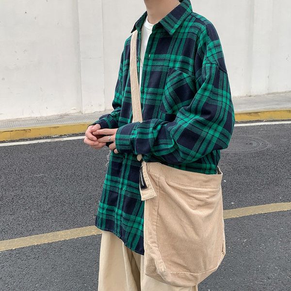 2021 spring and autumn plaid men's fashion retro casual shirt men streetwear long sleeve shirts mens m-2xl o744, White;black
2021 spring and autumn plaid men's fashion retro casual shirt men streetwear long sleeve shirts mens m-2xl o744, White;black