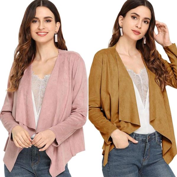 women's trench coats office lady lapel collar short suit jacket autumn thin long sleeve coat women casual pink cardigan, Tan;black
women's trench coats office lady lapel collar short suit jacket autumn thin long sleeve coat women casual pink cardigan, Tan;black