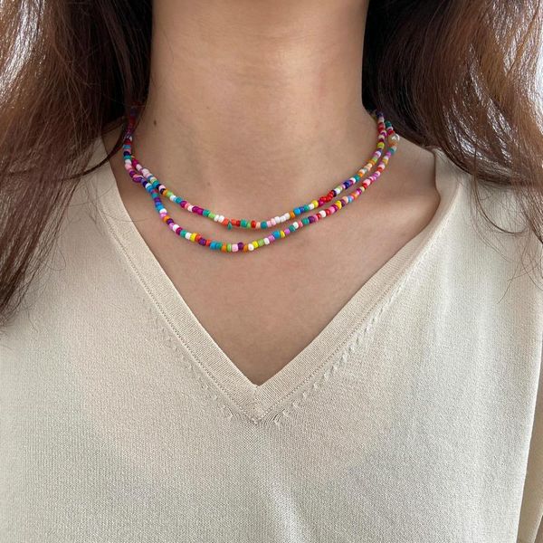 chokers ladies trendy fashion bohemian short neck necklace handmade beaded colorful rice bead, Golden;silver
chokers ladies trendy fashion bohemian short neck necklace handmade beaded colorful rice bead, Golden;silver
