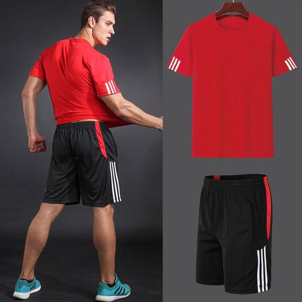 men's tracksuits running shirts set soccer t shirt sports basketball clothing fitness breathable quick-dry gym jogging suit, Gray
men's tracksuits running shirts set soccer t shirt sports basketball clothing fitness breathable quick-dry gym jogging suit, Gray