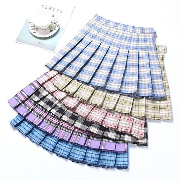 skirts blue plaid pleated skirt skorts women's summer high waist a- line slim girl's short autumn and winter student, Black
skirts blue plaid pleated skirt skorts women's summer high waist a- line slim girl's short autumn and winter student, Black