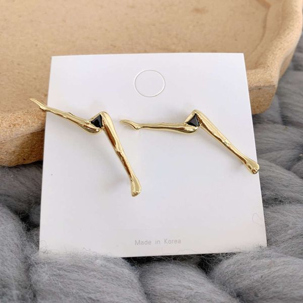 hbp 2021 new creative ballet dancer kicking split autumn and winter fashion temperament gold plated exaggerated earrings, Silver
hbp 2021 new creative ballet dancer kicking split autumn and winter fashion temperament gold plated exaggerated earrings, Silver