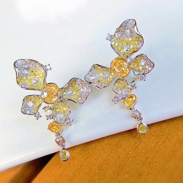 dangle & chandelier fine jewelry fashion butterfly flower drop earrings inlay full dazzling zircon charm piercing for women wedding party, Silver
dangle & chandelier fine jewelry fashion butterfly flower drop earrings inlay full dazzling zircon charm piercing for women wedding party, Silver