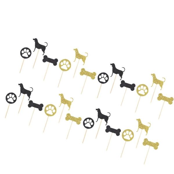 dog apparel 24pcs shining cupcake ers kid birthday bone footprint decor insert cards
dog apparel 24pcs shining cupcake ers kid birthday bone footprint decor insert cards