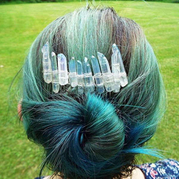 hair clips & barrettes quartz crystal mystic white moon comb headpiece bohemian headdress accessories boho bridal wedding, Golden;silver
hair clips & barrettes quartz crystal mystic white moon comb headpiece bohemian headdress accessories boho bridal wedding, Golden;silver