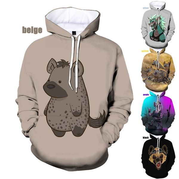 men's hoodies & sweatshirts fashion 3d hyena print casual hoodie streatwear men and women funny size xs-5xl, Black
men's hoodies & sweatshirts fashion 3d hyena print casual hoodie streatwear men and women funny size xs-5xl, Black