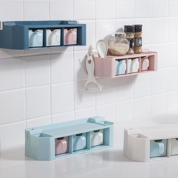 storage bottles & jars multifunctional seasoning box rack nail-combination set kitchen three-grid
storage bottles & jars multifunctional seasoning box rack nail-combination set kitchen three-grid