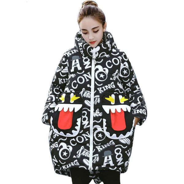 women's trench coats 2021 arrival women winter jacket stylish pringting hooded female coat long cotton padded parka warm thicken, Tan;black
women's trench coats 2021 arrival women winter jacket stylish pringting hooded female coat long cotton padded parka warm thicken, Tan;black