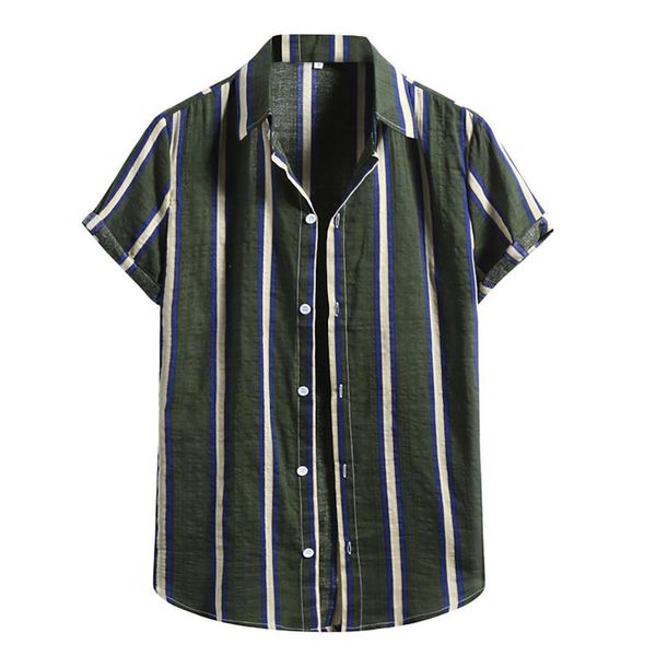 men's casual shirts fashion quality harajuku beach shirt cotton linen blouse stripe print short sleeve button camisas masculina, White;black
men's casual shirts fashion quality harajuku beach shirt cotton linen blouse stripe print short sleeve button camisas masculina, White;black
