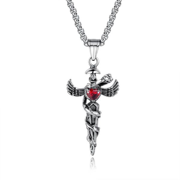 pendant necklaces stylish personality snake vintage domineering cross necklace creative men's jewelry gift 3-gx1424, Silver
pendant necklaces stylish personality snake vintage domineering cross necklace creative men's jewelry gift 3-gx1424, Silver