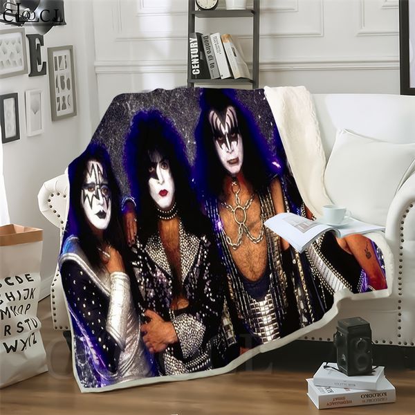 cloocl legendary band kiss band 3d print hip-hop style conditioning blanket sofa teens bedding throw blankets plush quilt
cloocl legendary band kiss band 3d print hip-hop style conditioning blanket sofa teens bedding throw blankets plush quilt