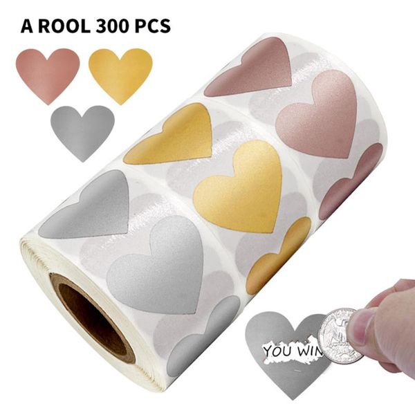 gift wrap 300pcs heart shape scratch off stickers self-adhesive label for wedding birthday party game gifts crafts
gift wrap 300pcs heart shape scratch off stickers self-adhesive label for wedding birthday party game gifts crafts