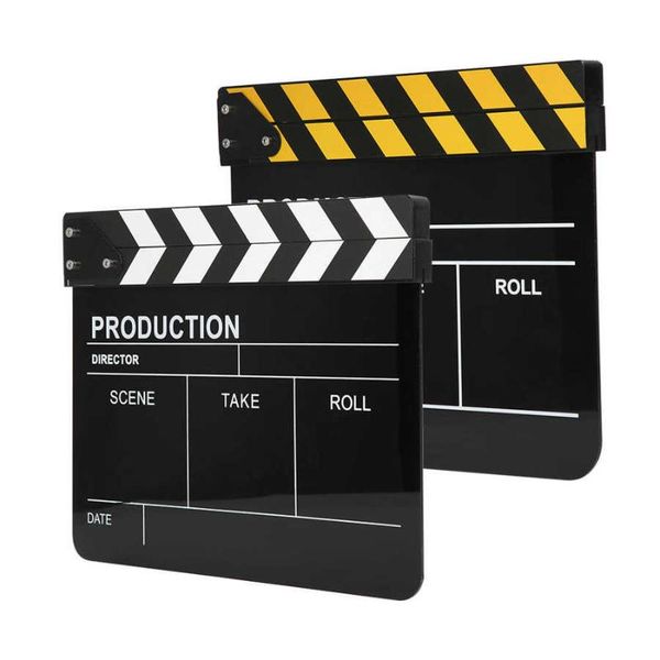 lighting & studio accessories 30x25cm acrylic clapperboard director professional movie film action clap pography tool
lighting & studio accessories 30x25cm acrylic clapperboard director professional movie film action clap pography tool