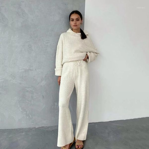 est arrival woman 2 piece pants set long sleeve loose jacket high waist women's two, White
est arrival woman 2 piece pants set long sleeve loose jacket high waist women's two, White