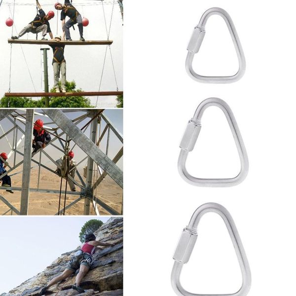 304 stainless steel screw lock triangle carabiner climbing gear safety snap hook 304 s jllhey
304 stainless steel screw lock triangle carabiner climbing gear safety snap hook 304 s jllhey