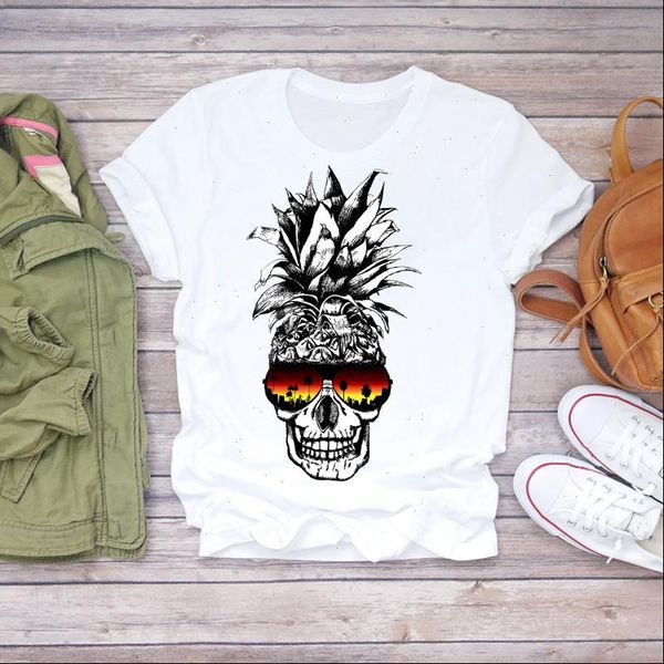 women 2021 cartoon skull beach pineapple fashion summer fruit shirt ladies womens t shirts t graphic female tee t shirt, White
women 2021 cartoon skull beach pineapple fashion summer fruit shirt ladies womens t shirts t graphic female tee t shirt, White