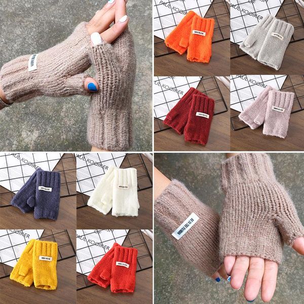 five fingers gloves winter warm thickening wool knitted fingerless without women mittens exposed finger thick, Blue;gray
five fingers gloves winter warm thickening wool knitted fingerless without women mittens exposed finger thick, Blue;gray
