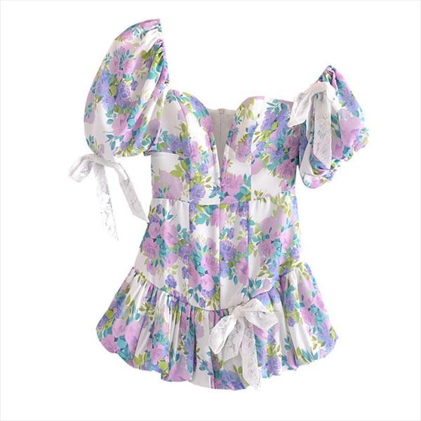 sweet floral print asymmetric womens dress puff sleeve summer party mini dresses elegant ladies short chic robe, Black;gray
sweet floral print asymmetric womens dress puff sleeve summer party mini dresses elegant ladies short chic robe, Black;gray