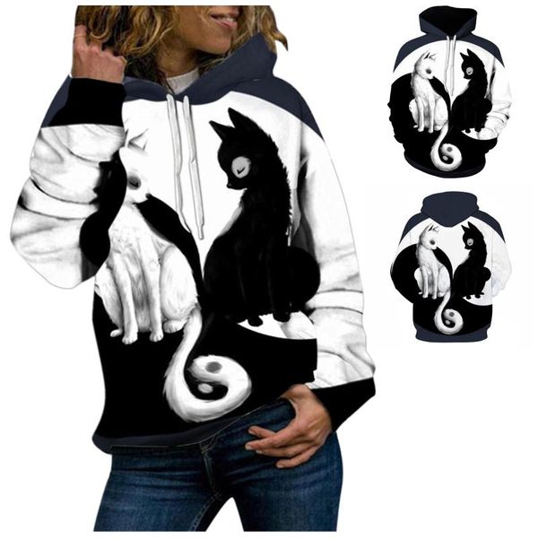 women sweatshirt cat print hoodies kawaii japanes pullovers loose casual long sleeve pocket hoodie blouse sudadera mujer, Black
women sweatshirt cat print hoodies kawaii japanes pullovers loose casual long sleeve pocket hoodie blouse sudadera mujer, Black