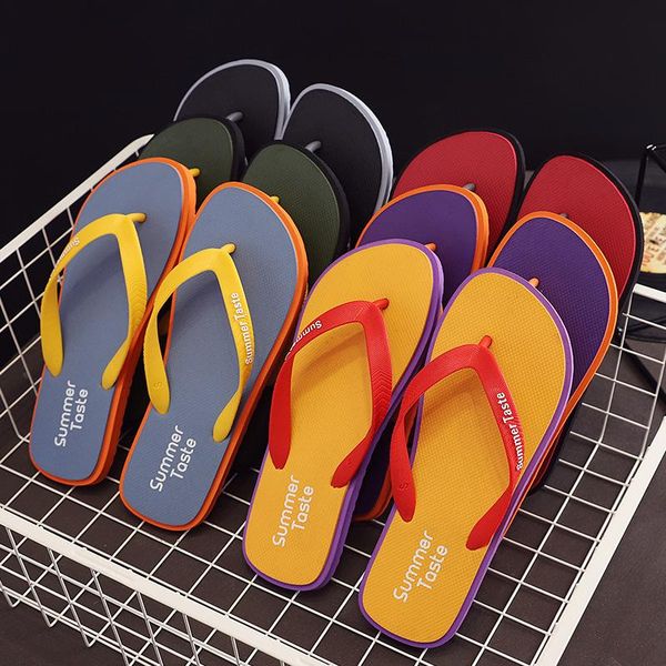 slippers men's pvc flip-flops men casual outdoor beach sandals home large size indoor thick-soled no-slip, Black
slippers men's pvc flip-flops men casual outdoor beach sandals home large size indoor thick-soled no-slip, Black