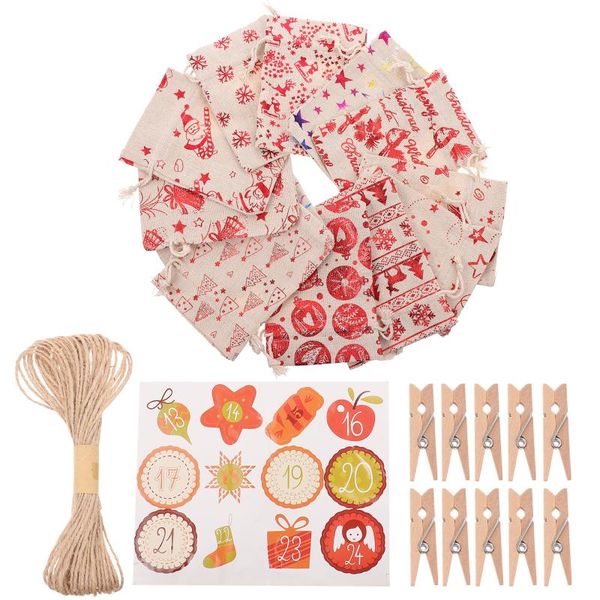 gift wrap 1 set diy christmas storage containers wrapping pouches children bags
