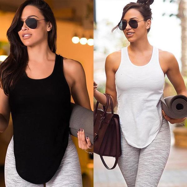 gym tank women clothes solid 2021 summer black white t shirt sleeveless workout tank long high low fitness
gym tank women clothes solid 2021 summer black white t shirt sleeveless workout tank long high low fitness