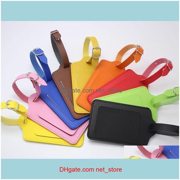 parts bags & aessories20pcs 8colors pu leather suitcase lage tag label bag pendant handbag portable travel aessories drop delivery 2021 otm, Black
parts bags & aessories20pcs 8colors pu leather suitcase lage tag label bag pendant handbag portable travel aessories drop delivery 2021 otm, Black