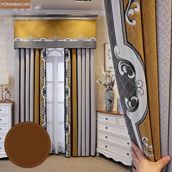 custom curtain seamless stitching chenille simple modern european thick grey cloth blackout curtain valance tulle panel c495
custom curtain seamless stitching chenille simple modern european thick grey cloth blackout curtain valance tulle panel c495