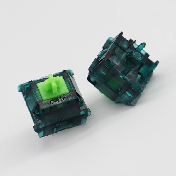 keyboards candy jade green switches linear mechanical keyboard switch 62g 5-pin rbg smd extended gold plated spring
keyboards candy jade green switches linear mechanical keyboard switch 62g 5-pin rbg smd extended gold plated spring