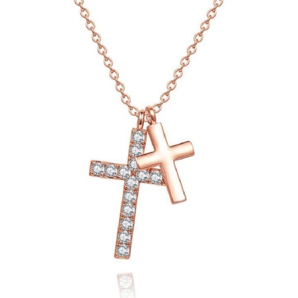 pendant necklaces necklace women's accessories fashion for women double cross men and clavicle chain european american, Silver
pendant necklaces necklace women's accessories fashion for women double cross men and clavicle chain european american, Silver