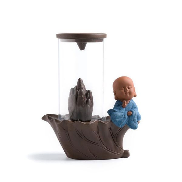 fragrance lamps ceramic backflow incense burner hourglass little monk smoke waterfall stick holder crafts creative home decor
fragrance lamps ceramic backflow incense burner hourglass little monk smoke waterfall stick holder crafts creative home decor