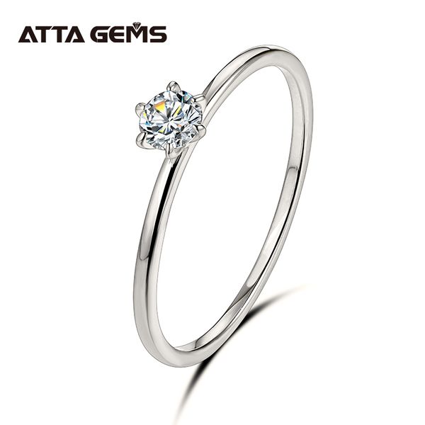 18k white gold ring for women 0.2ct test past d diamond solitaire ring wedding band engagement bridal 220217, Slivery;golden
18k white gold ring for women 0.2ct test past d diamond solitaire ring wedding band engagement bridal 220217, Slivery;golden