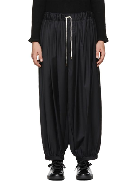 men's pants knickerbockers casual sports spring and autumn black elastic waist loose fashion pleated design foot pant
men's pants knickerbockers casual sports spring and autumn black elastic waist loose fashion pleated design foot pant