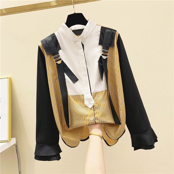 listing woman's 2021-autumn long sleeved collar loose ladies'clothes sweaters office lady blouse s2bi, Black
listing woman's 2021-autumn long sleeved collar loose ladies'clothes sweaters office lady blouse s2bi, Black