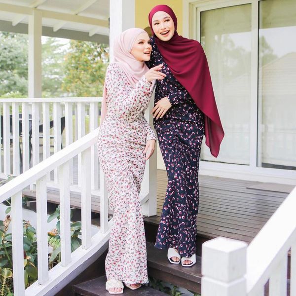 ethnic clothing eid 2021 summer women ruched fitted dress maxi chiffon floral print long sleeves muslim dubai turkey arab islamic clothes mo, Red
ethnic clothing eid 2021 summer women ruched fitted dress maxi chiffon floral print long sleeves muslim dubai turkey arab islamic clothes mo, Red