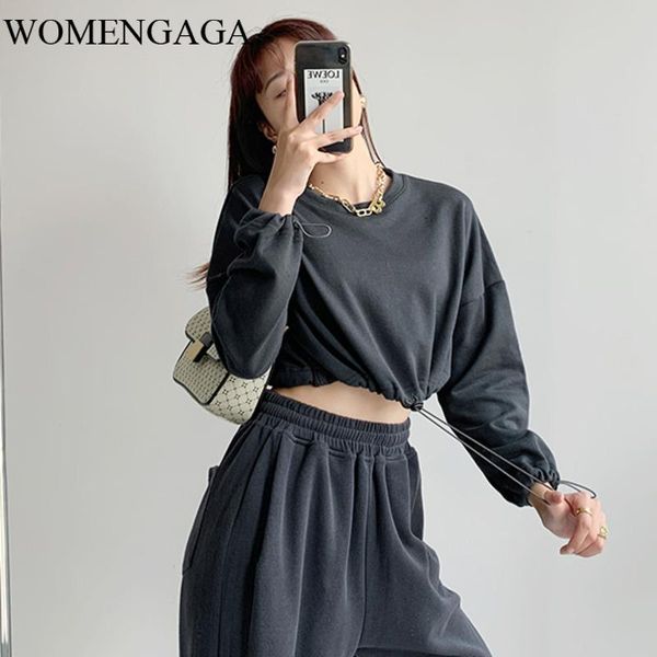 women's hoodies & sweatshirts womengagashort drawstring waist navel long sleeve casual loose simple basic sweatshirt trend u6mx, Black
women's hoodies & sweatshirts womengagashort drawstring waist navel long sleeve casual loose simple basic sweatshirt trend u6mx, Black