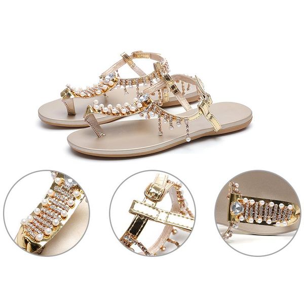 sandals women's summer bohemia platform wedges shoes crystal gladiator rome woman beach casual elastic band, Black
sandals women's summer bohemia platform wedges shoes crystal gladiator rome woman beach casual elastic band, Black