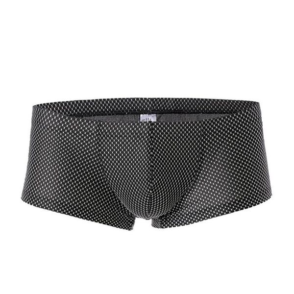 men boxer underwear summer breathable underwear solid color low rise panties fashion male underpants, Black;white
men boxer underwear summer breathable underwear solid color low rise panties fashion male underpants, Black;white