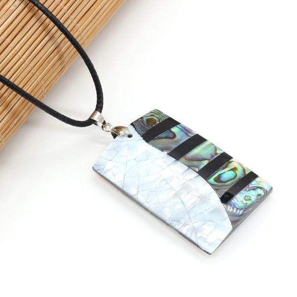 pendant necklaces natural shell pearl necklace for woman square shape large size classic style leather rope 55 + 5cm 34*54mm, Silver
pendant necklaces natural shell pearl necklace for woman square shape large size classic style leather rope 55 + 5cm 34*54mm, Silver