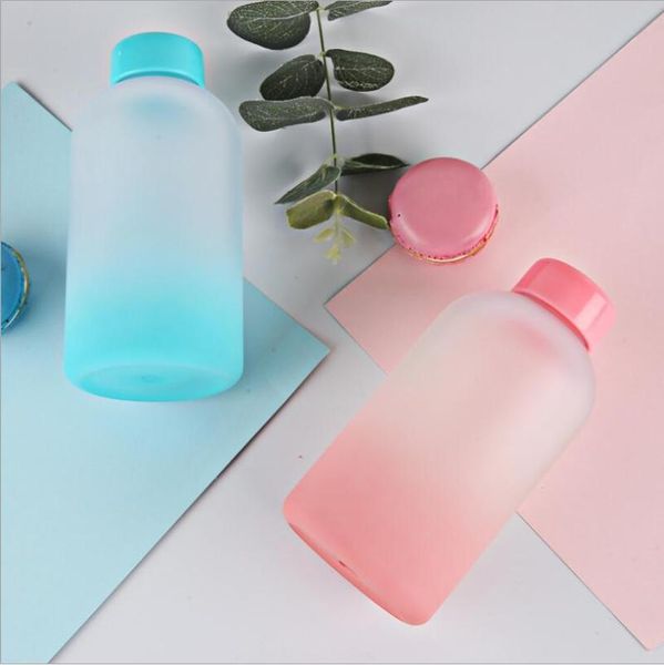 water bottles creative fashion gradient color plastic leakproof bottle cute male and female student couples hand cups
water bottles creative fashion gradient color plastic leakproof bottle cute male and female student couples hand cups